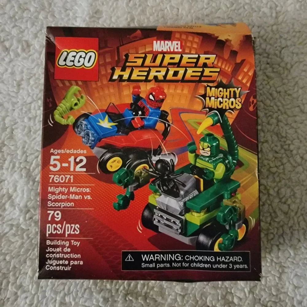 NEW Lego Marvel Mighty Micros Spiderman vs Scorpion